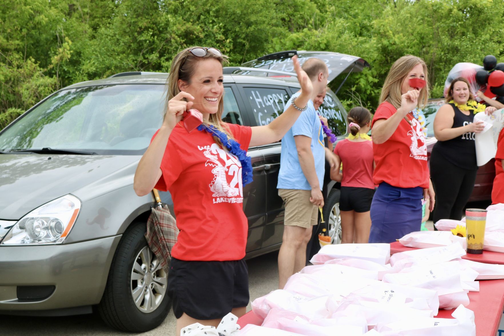 Lakeview Elementary 'Reverse Parade'